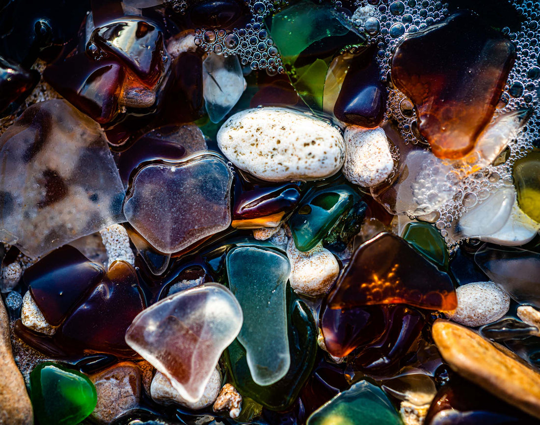The Meaning of Sea Glass Colours: How Sea Glass Forms, Rare Finds, and Coastal Decor Ideas - Brendan Dalziel Image Store