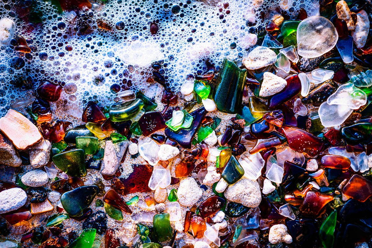 Iridescent Gems: The Sea Glass Collection - Brendan Dalziel Image Store